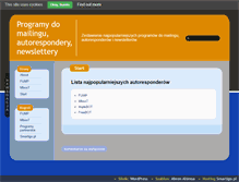 Tablet Screenshot of mailing.smartigo.pl
